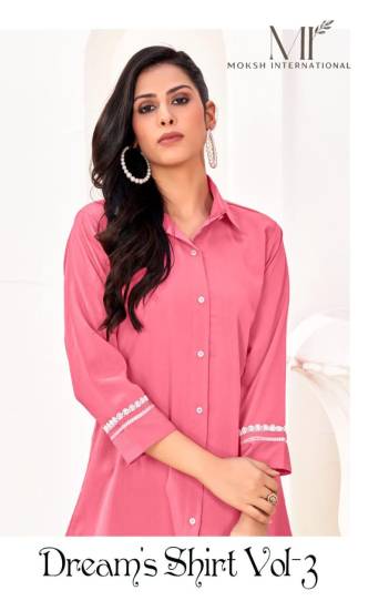 DREAM'S SHIRT VOL-3 BY MOKSH COTTON KURTI WHOLESALER IN INDIA